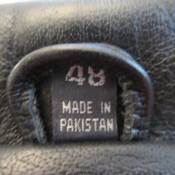 Straight To Hell Defector Black Leather Jacket - Picture 13 of 14